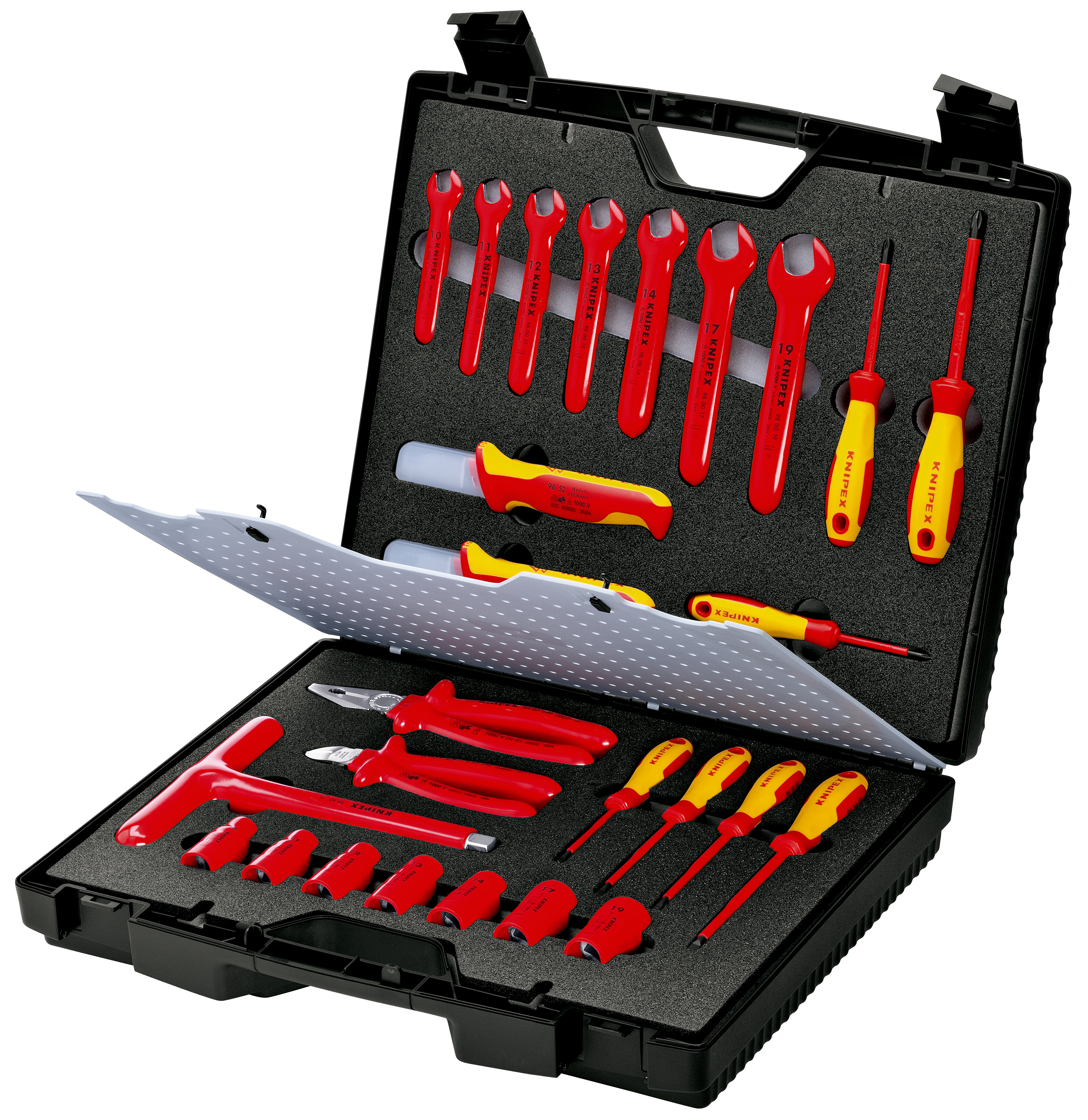 KNIPEX Standardlåda 26 delar med isolerade verktyg