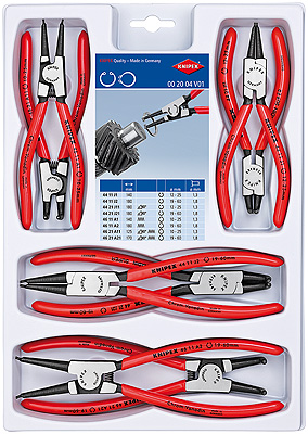 KNIPEX Låsringtångsats 8st