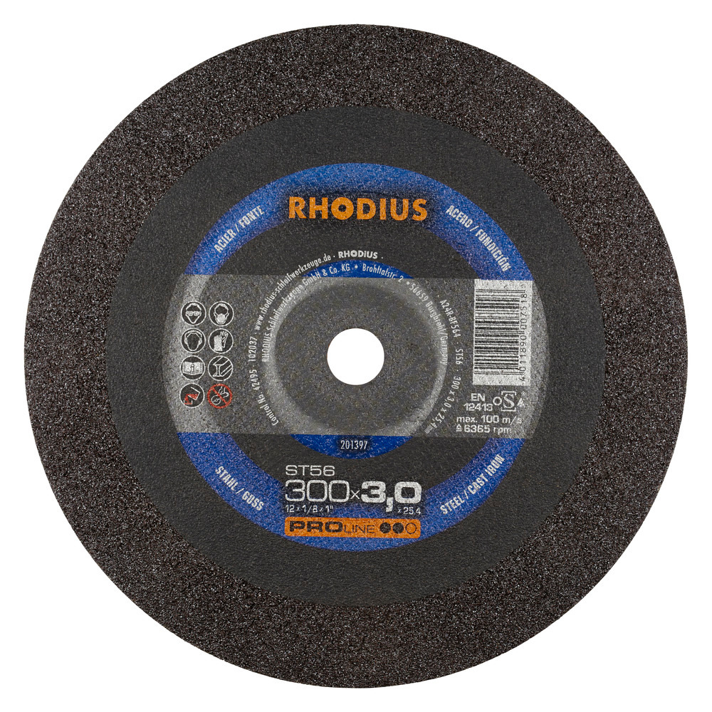 RHODIUS ST56 Kapskiva 300x3,0x25,4 (10 förp)