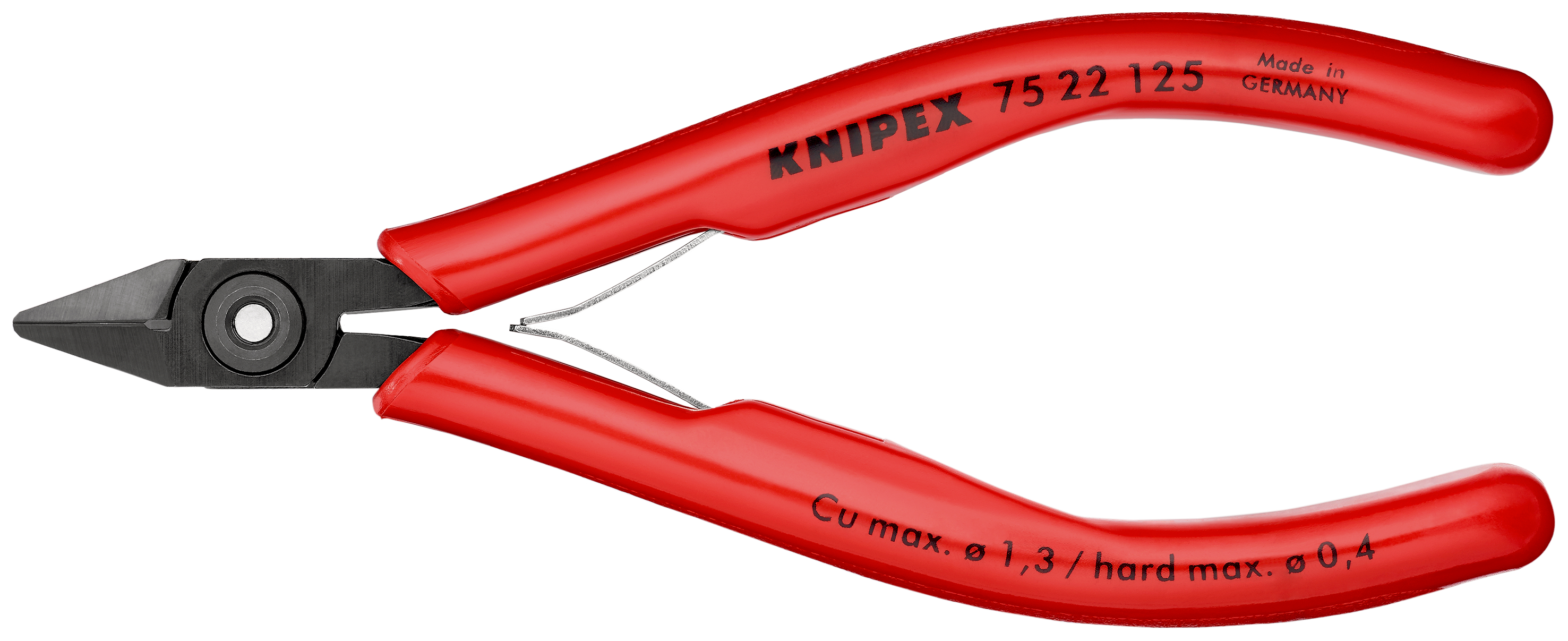 KNIPEX Elektroniksidavbitare Med plastöverdrag