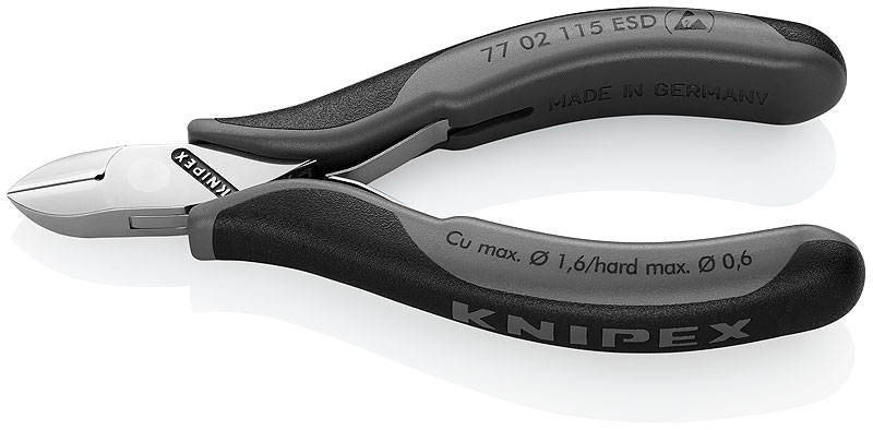 KNIPEX Sidavbitare m fjäder 115mm