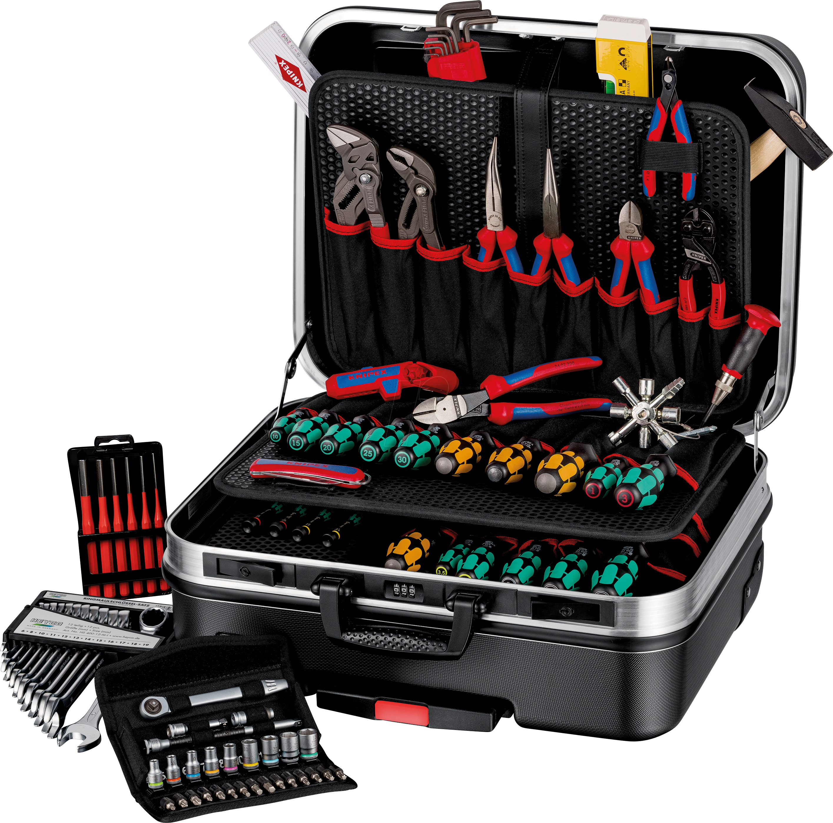 KNIPEX Vertygsväska "BIG Basic Move" Mekanik inkl. 90 delar