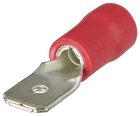 KNIPEX Flatkontakt Röd 0,5-1,0 100st
