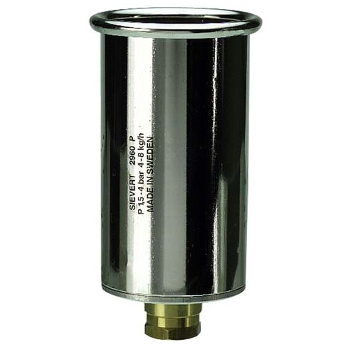 SIEVERT PRO 88 Brännare, rostfritt stål, Ø 34 mm, 1000 g/h 2 bar, 1900 g/h 4 bar
