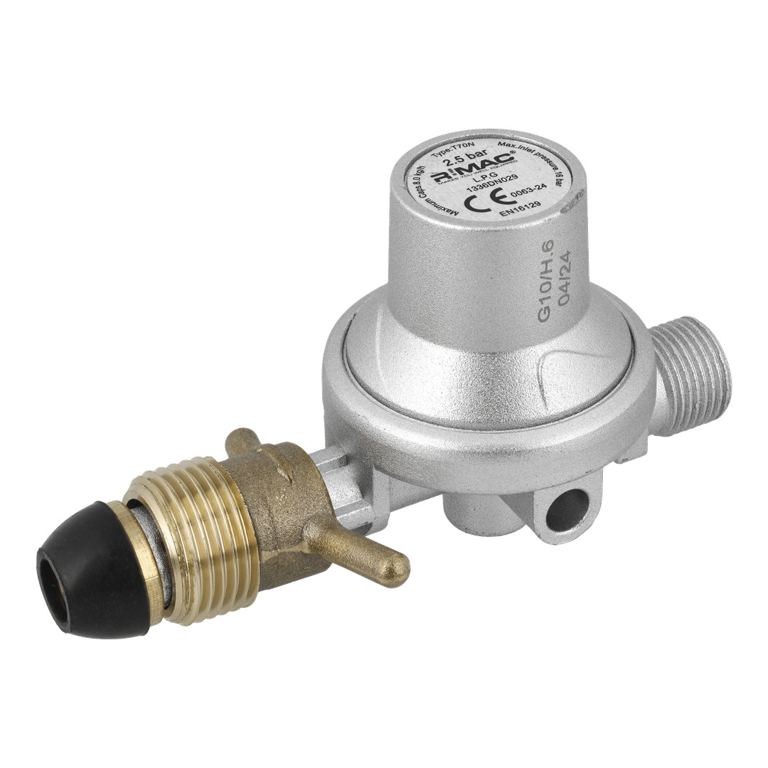 Gasolregulator 2,5bar / 8kg Sverige