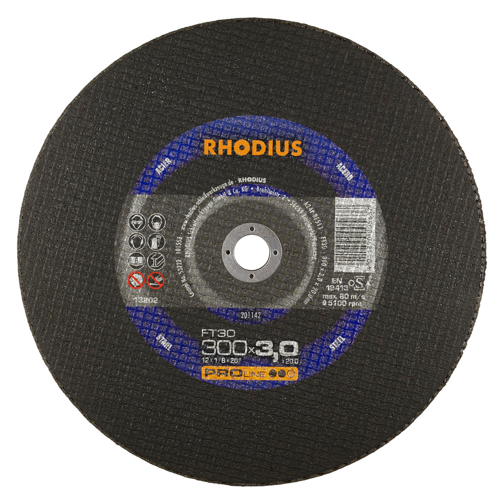 RHODIUS FT30 Kapskiva 300x3,0x20 (25 förp)