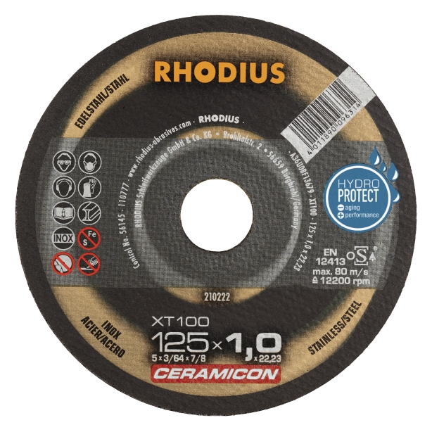 RHODIUS XT 100 CERAMICON 125x1,0x22,23 (25 förp)