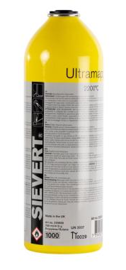 Cartuccia Di Gas Ultramapp SIEVERT 750 Ml | Ricambio Per Attrezzi A Gas | Per Saldatura E Lavori Vari