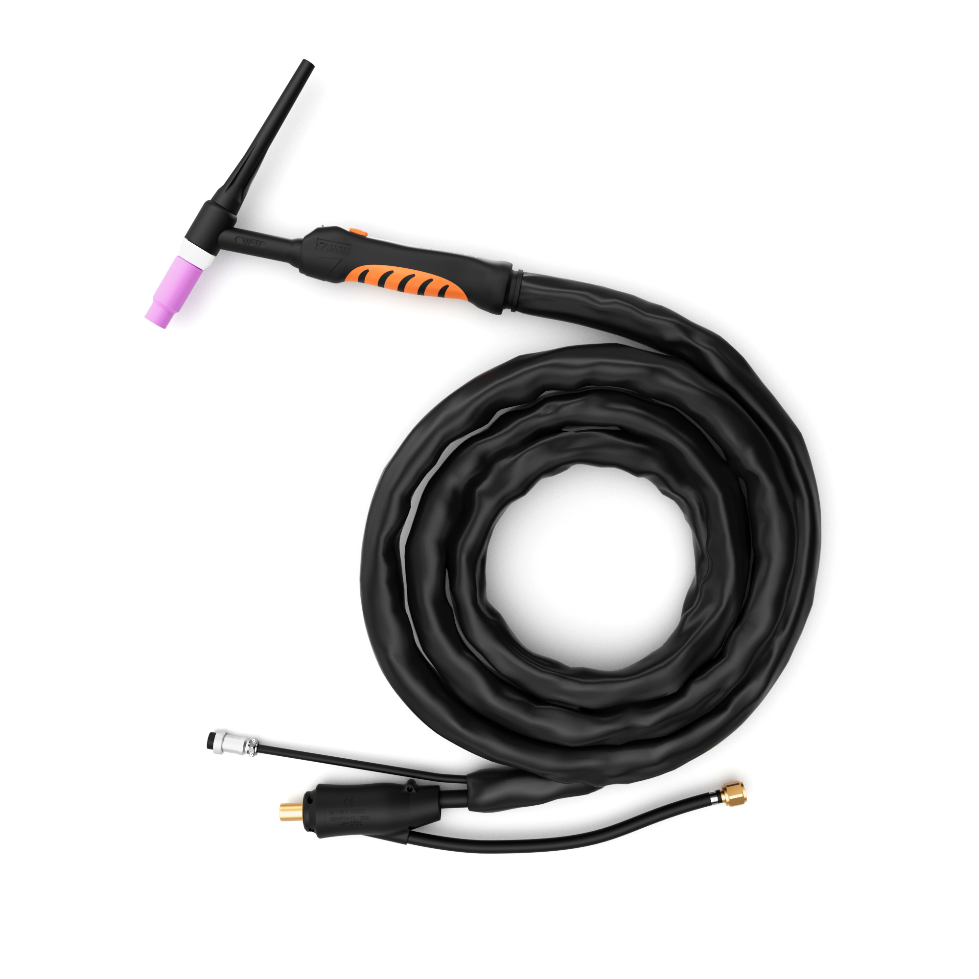 JASIC EVO 2.0 TIG-brännare T17 4m (12FT) FLEXI (Air cooled) (ET-200 / ET-200P / ET-200PACDC)