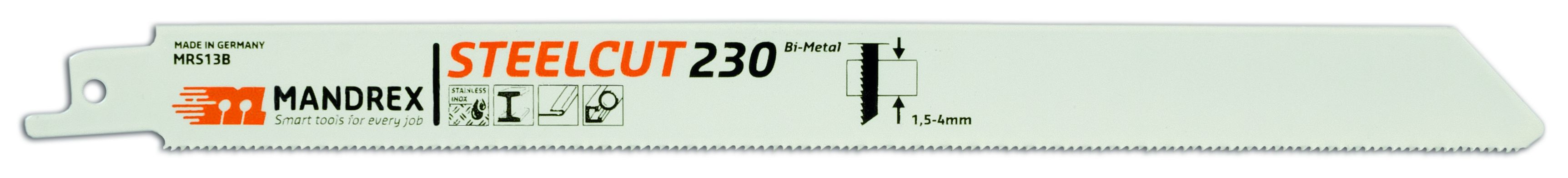 MANDREX STEELCUT Reciprocating Blade (2st/förp)