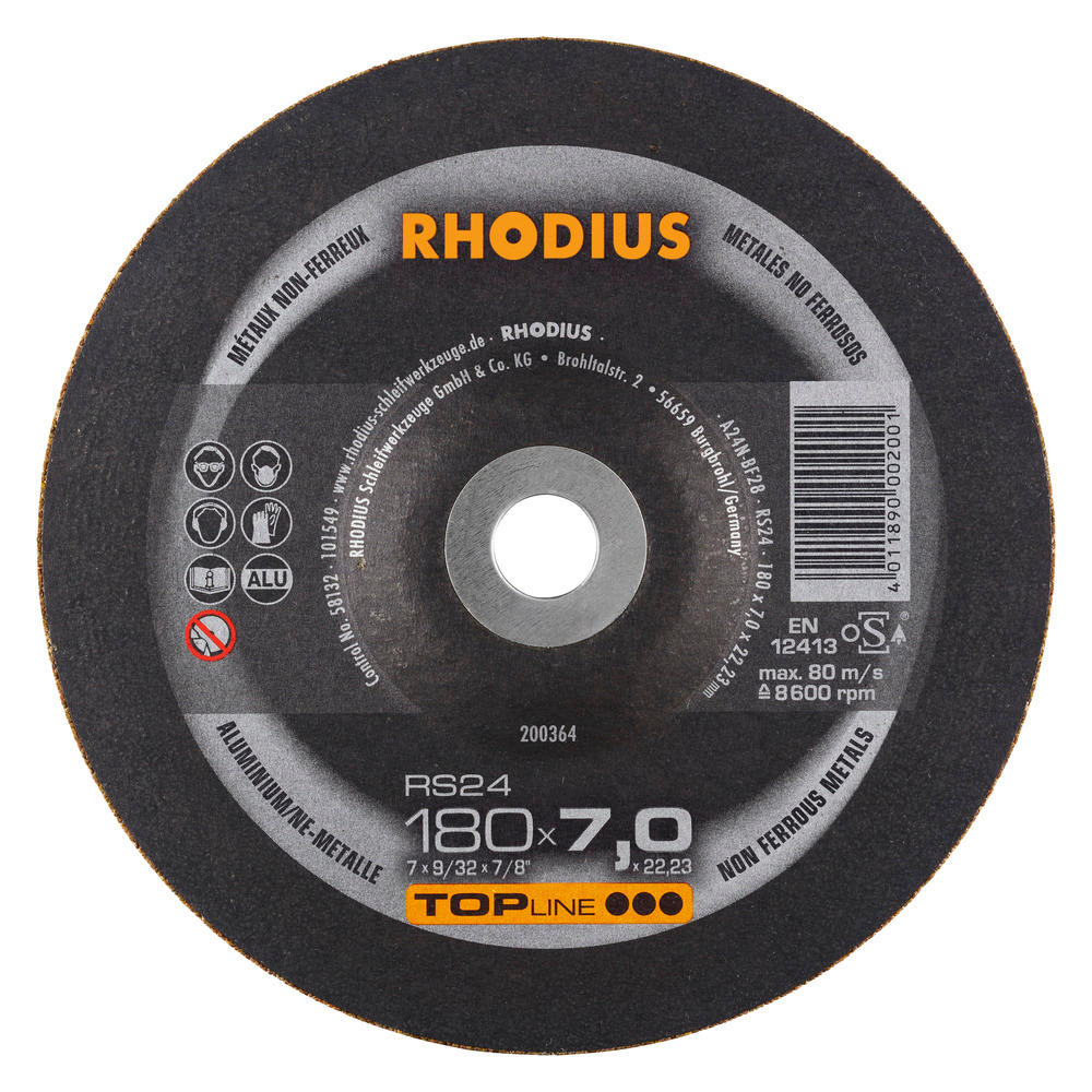 RHODIUS RS24 Slipskivor ALU