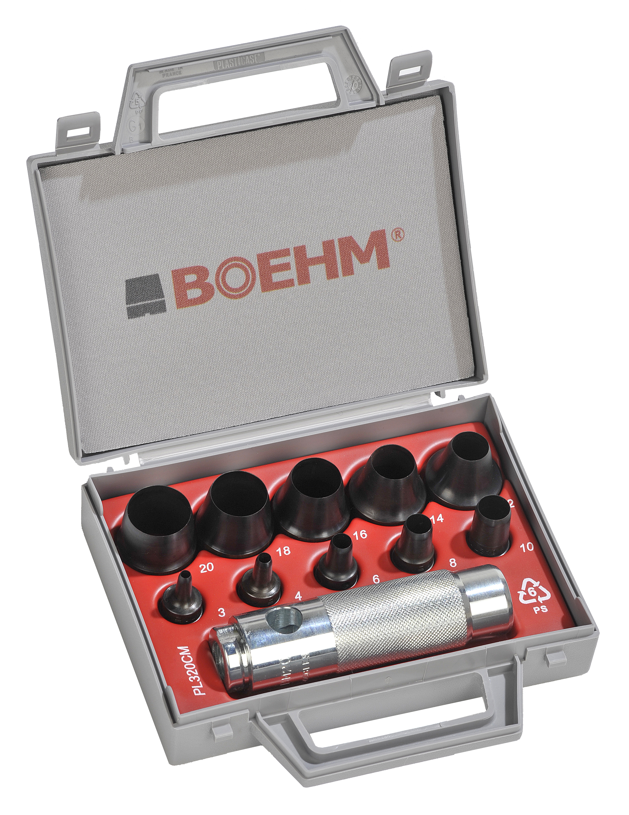 BOEHM Hålstansset 3-20mm