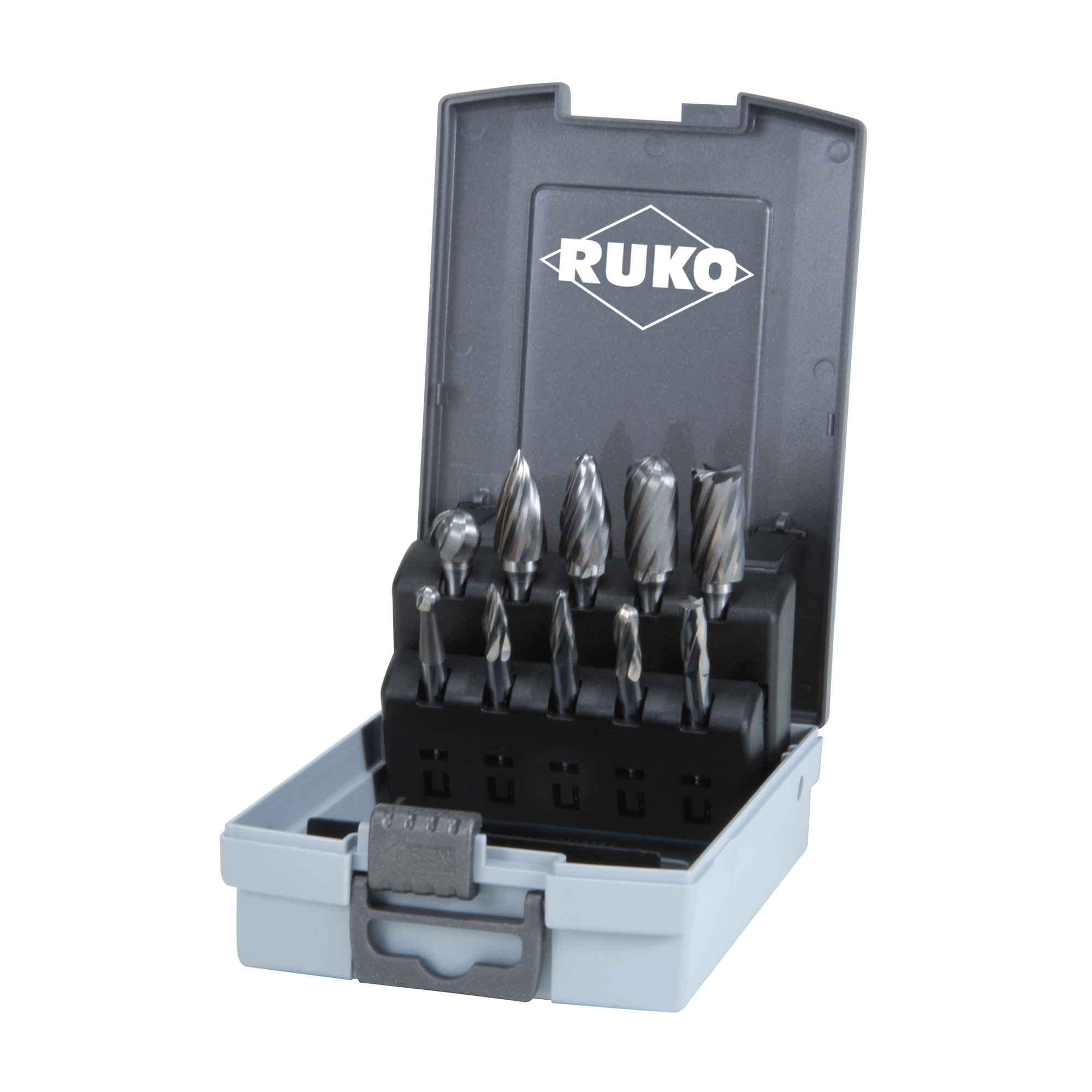 RUKO HM-filsats för Alu 10 delar