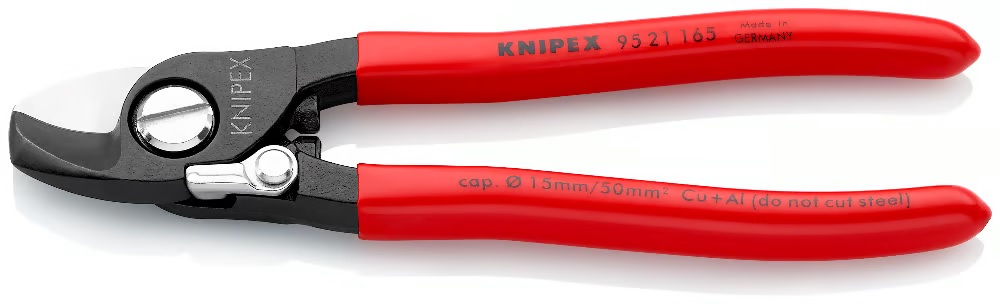 KNIPEX Kabelsax med liggande öppningsfjäder