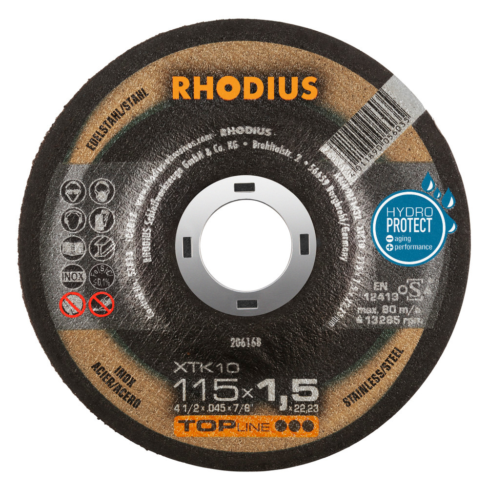 RHODIUS XKT10 Kapskiva 115x1,5x22,23 (50 förp)