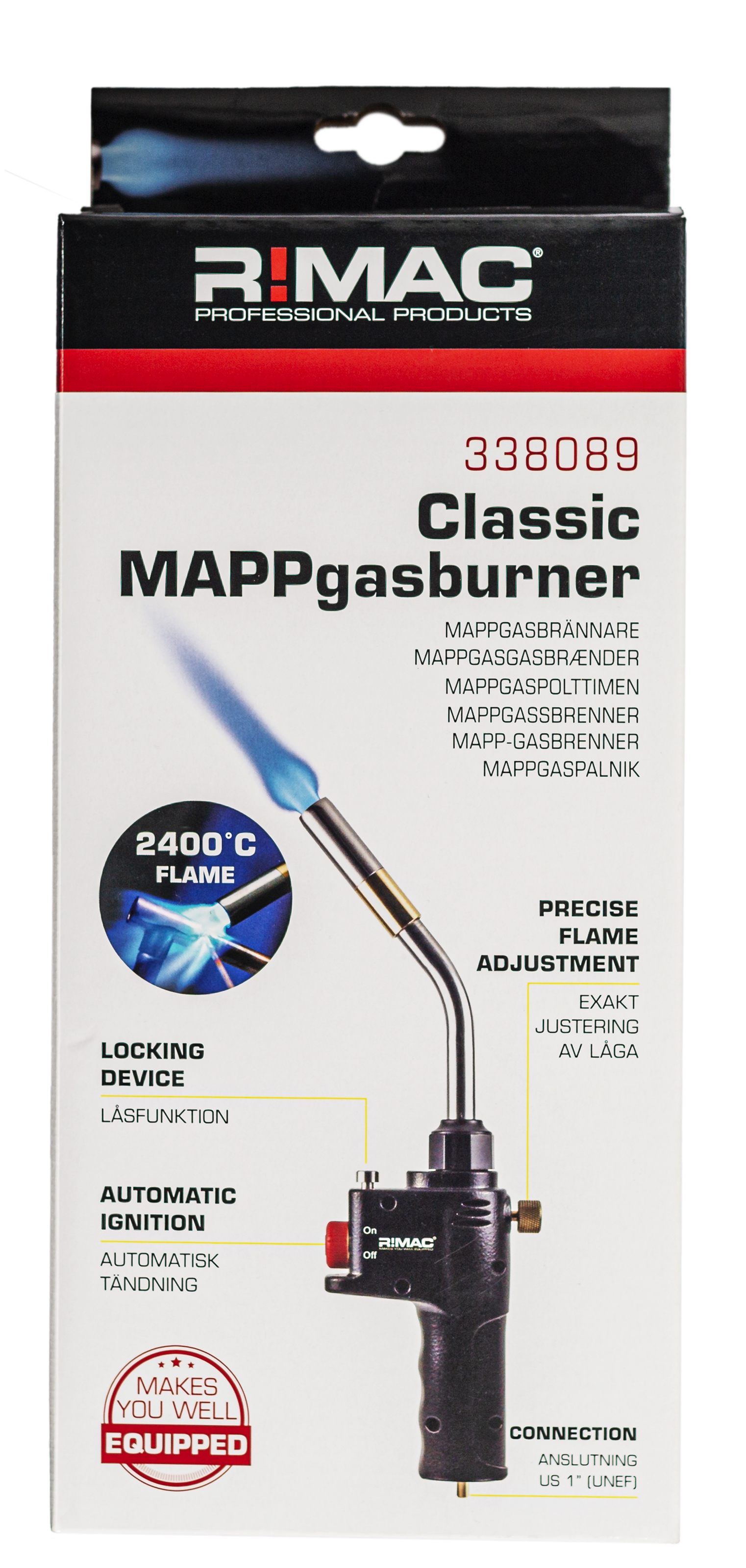 R!MAC Classic MAP-gasbrännare
