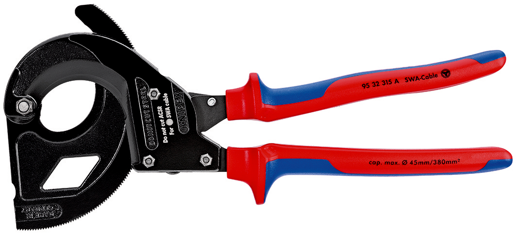 KNIPEX Kabelsax m spärr 45mm/380mm²