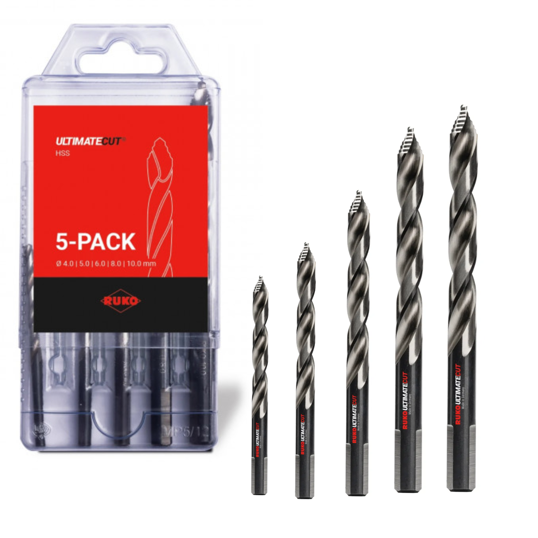 RUKO FlowStep Borrsats 4-10 mm