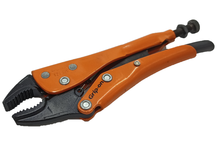 GRIP-ON Svetstänger 121 Böjda räfflade käftar med avbitare 0-75 mm